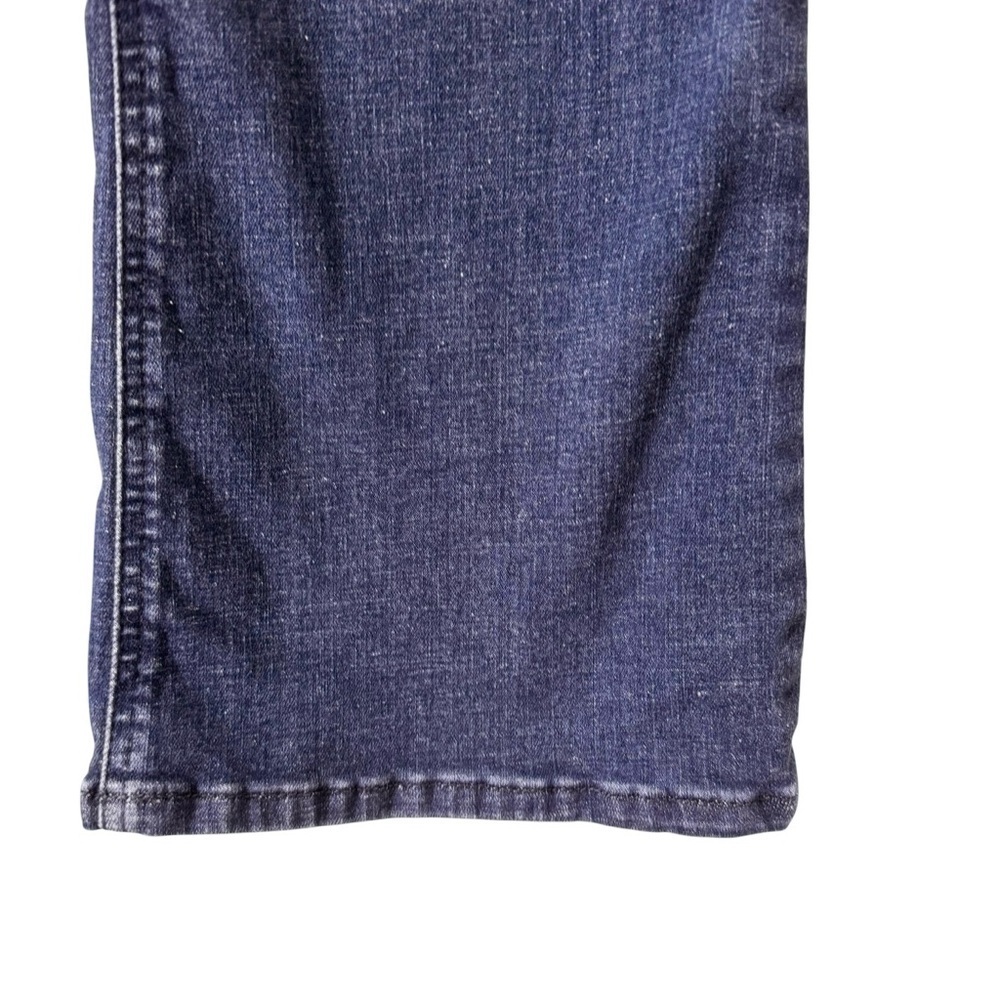 Free People We The Free Varsity Blues Sim Boot Flare Mid Rise Jeans Size 31 - Picture 7 of 16
